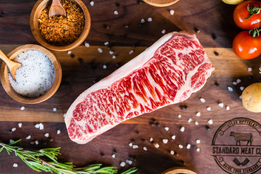 DIAMOND TIER AUSTRALIAN WAGYU NY Strip BMS 8/9+